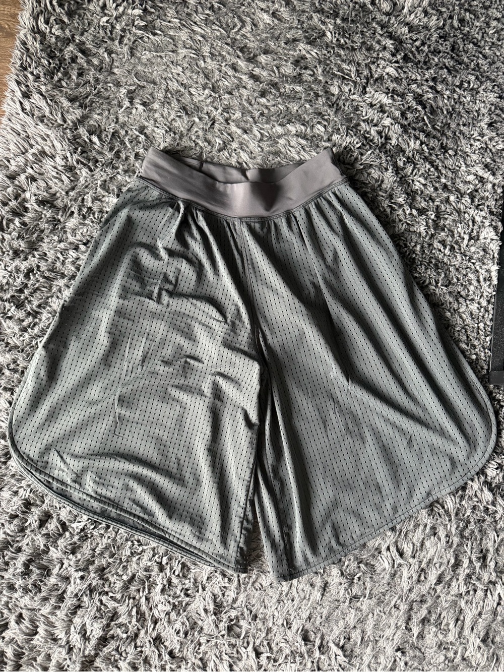 Calvin Klein Performance Gray Mesh Athletic Shorts